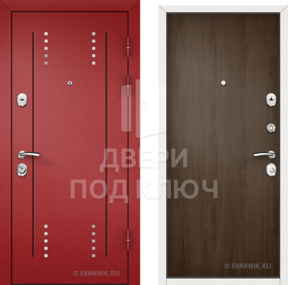 Дверь черная в квартиру ДПК-9521